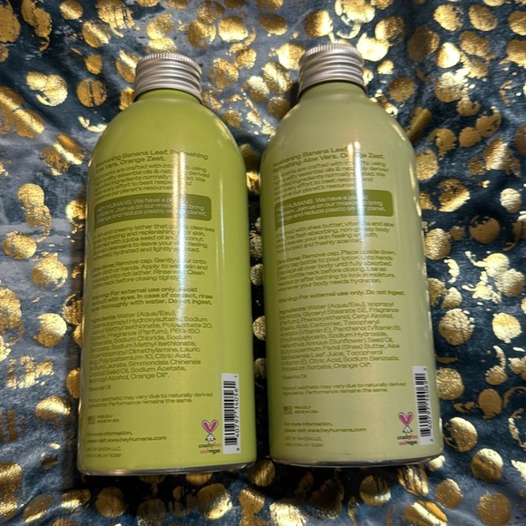 Hey Humans Naturally Derived Body Wash & lotion Banana Aloe Vegan/Cruelty free - Picture 5 of 8